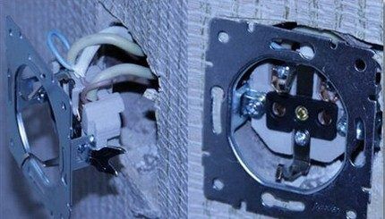Как поставить двойную розетку в бетонную стену Правильная установка подрозетника