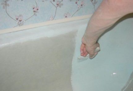 How to paint a cast iron bath Enamel Bath Coating