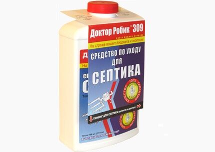 Средство с бактериями для септиков Доктор Робик Средство с бактериями для септиков roebic 309