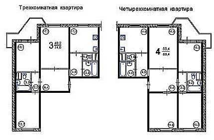 Схемы расположения санузлов в больших квартирах Схемы расположения санузлов в больших квартирах