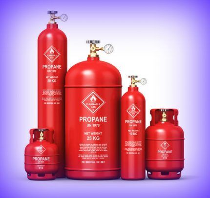 Газовые баллоны с редукторами вентильного вида Объем баллона