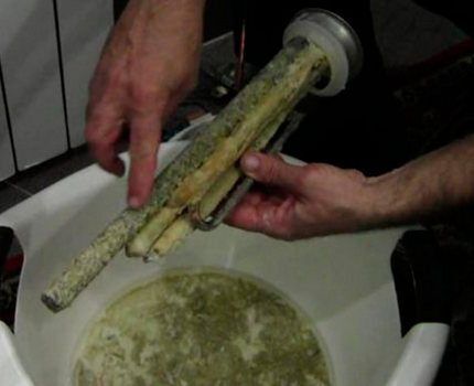 Бойлерный ТЭН с накипью Бойлерный ТЭН с накипью