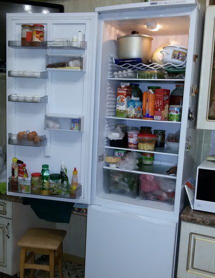 Отсеки холодильника Атлант для хранения разных продуктов Вместительный Атлант