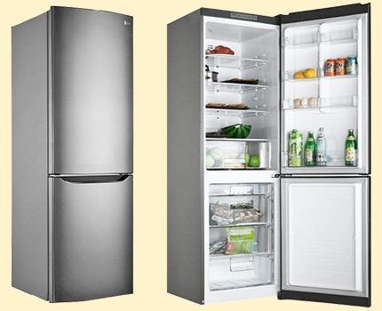 Холодильники марки LG с нижним расположением морозилки Холодильники с нижней морозильной камерой