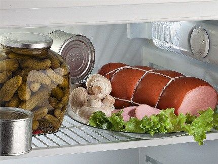 Продукты в холодильнике Продукты в холодильнике