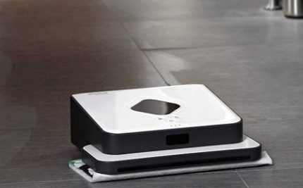 Полотер без функции всасывания пыли Моющий пылесос irobot Braava