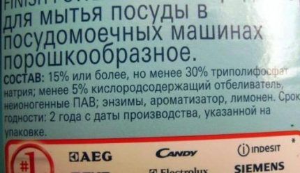 Состав порошка Состав порошка