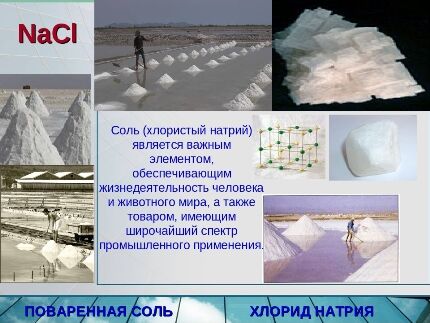 Повареная соль в качестве замены Повареная соль в качестве замены