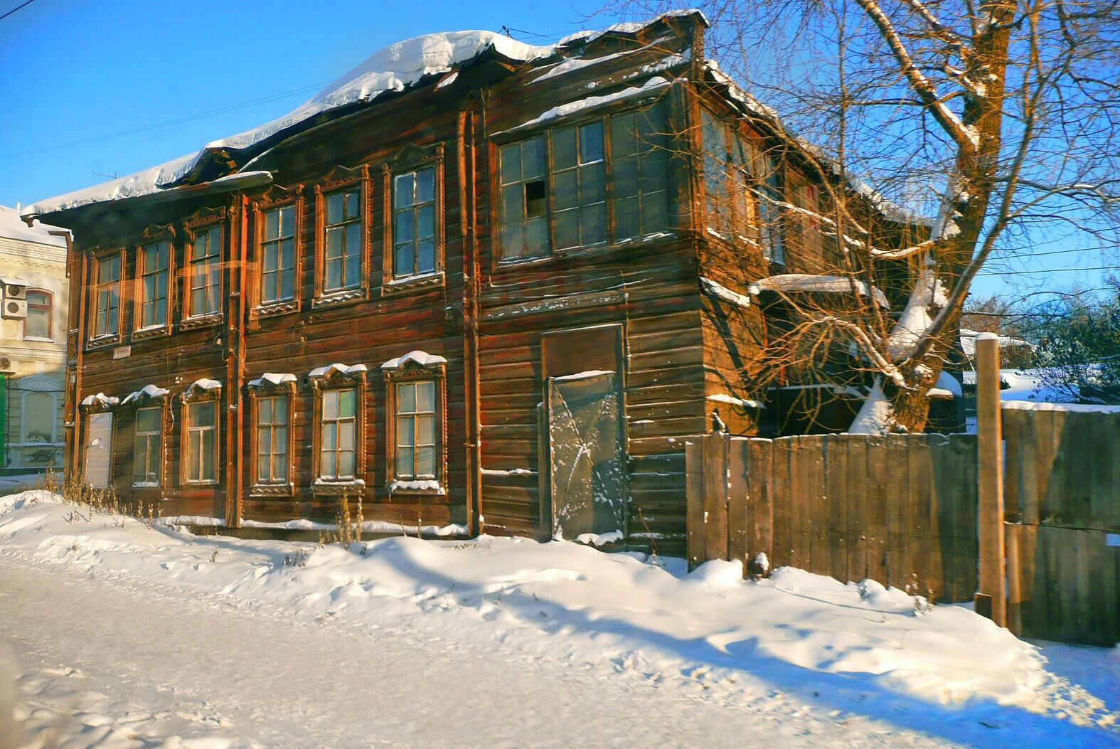 Деревянная архитектура улица Волкова в Казани