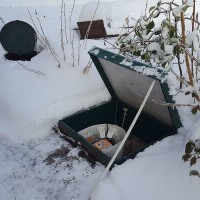 Как производится обслуживание септика «Топас» зимой