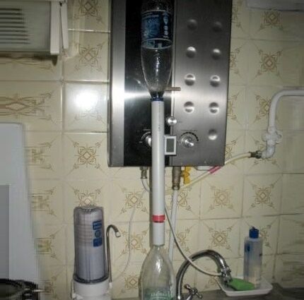 Самодельный фильтр для воды на кухне