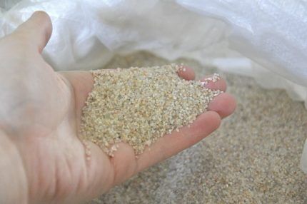 Кварцевый песок для фильтра бассейна