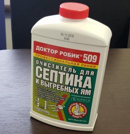 Бактерии для обработки стоков в септиках roebic 509