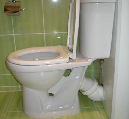 Запах канализации в туалете из-за отсутствия водяной пробки