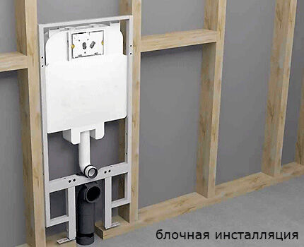 Установка сливного бачка в инсталляцию для унитаза Сливной бачок в инсталляции