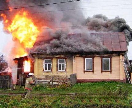 Пожары в деревянных домах