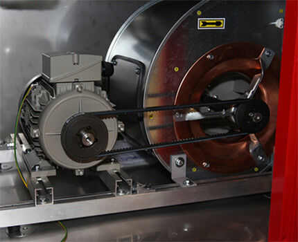 Роторный рекуператор для сооружения систем вентиляции склада Рекуператор тепла роторного типа