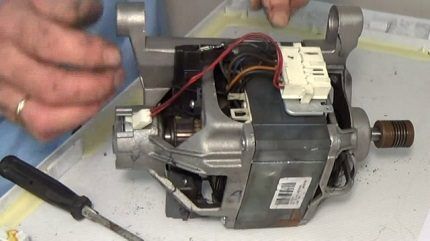 Замена щеток двигателя стиральной машины