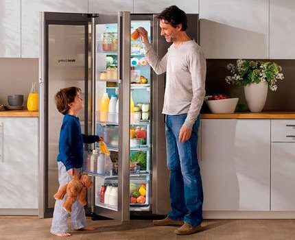 Холодильник Самсунг с тремя дверями