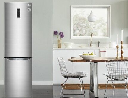 Узкий холодильник с энергосбережением