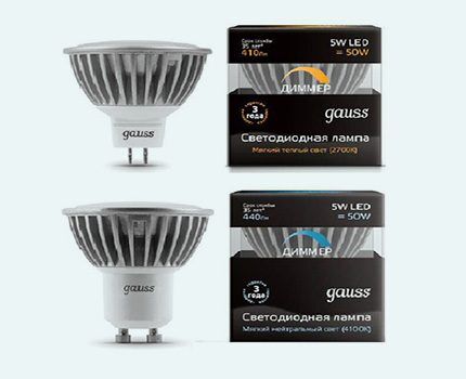 Светодиодная продукция от компании Гаусс Лампы Gauss