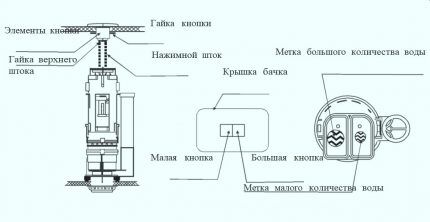 Особенности установки моноблочного унитаза Подключение арматуры к кнопкам