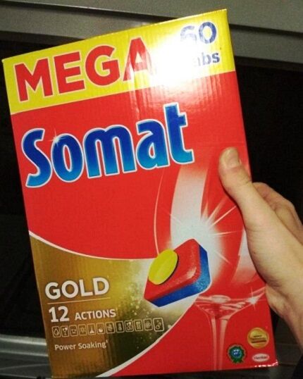 Упаковка таблеток Somat Gold