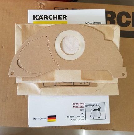 Бумажный фильтр-мешок Karcher
