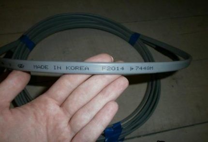 Маркировка греющих кабелей
