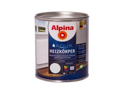 Краска для радиаторов Alpina Heizkoerper