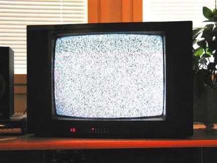 Помехи на экране телевизора