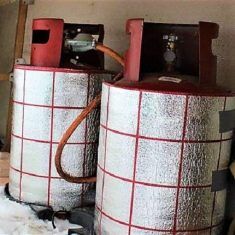 Как утеплить газовый баллон на улице зимой: лучшие способы утепления