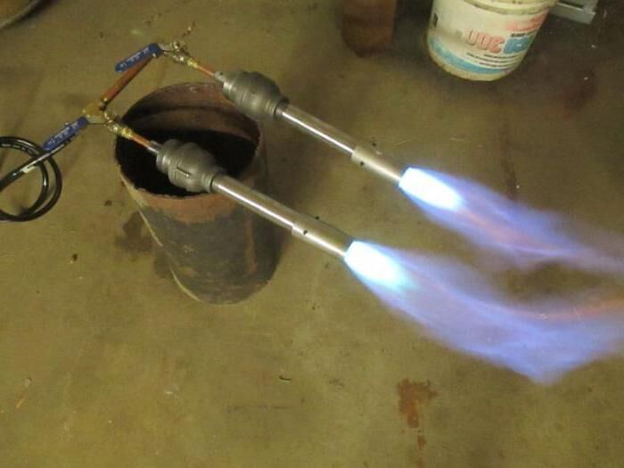 Газовая горелка из паяльной лампы своими руками