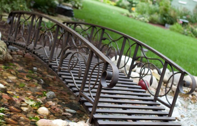 Декоративный мостик для сада своими руками: идеи, фото, пошаговая инструкция изготовления