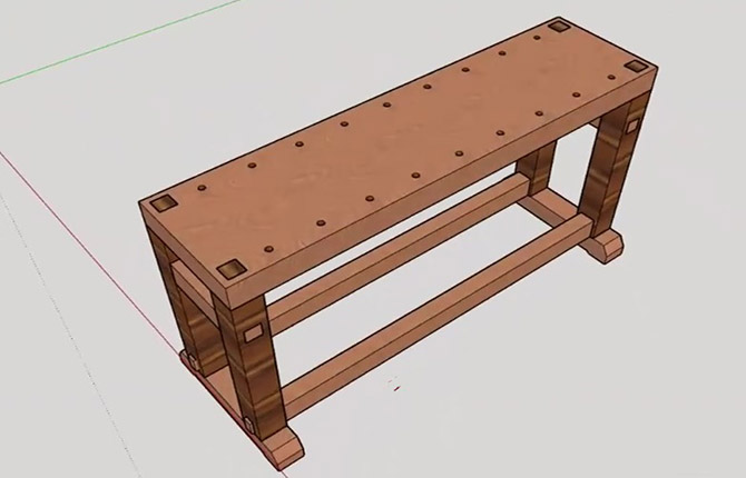 Как сделать удобный столярный верстак своими руками: виды, чертежи, порядок изготовления